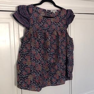 Madewell Cotton Floral Top - Size 14
